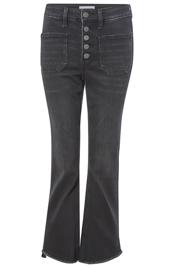 High Rise Patch Pocket Denim Slide 1