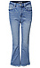 High Rise Flare with Fray Hem Thumb 1