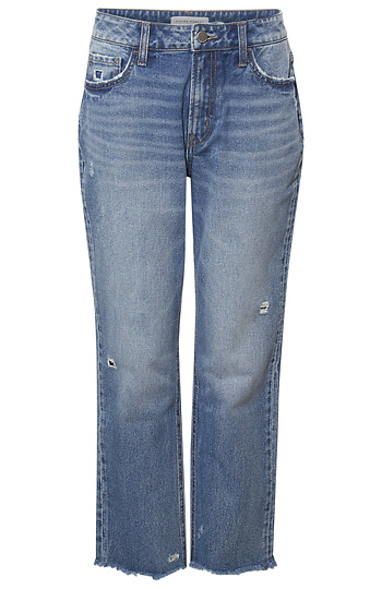High Rise Straight Jean Slide 1