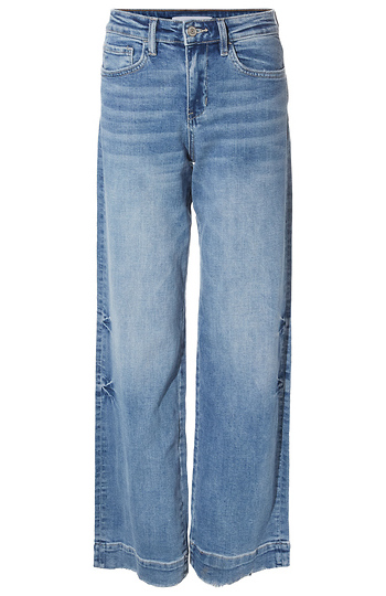Release Hem Wide Leg Jean Slide 1