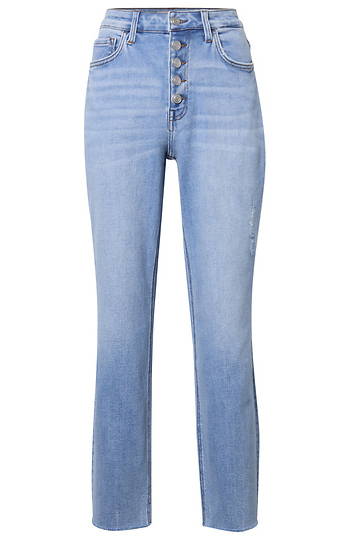High Rise Button Fly Denim Slide 1