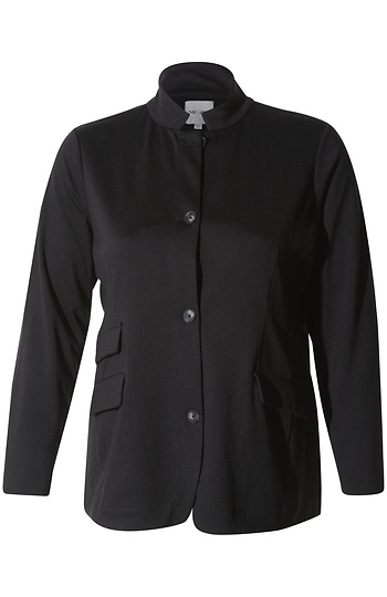 NIC+ZOE Drapey Ponte Blazer Slide 1