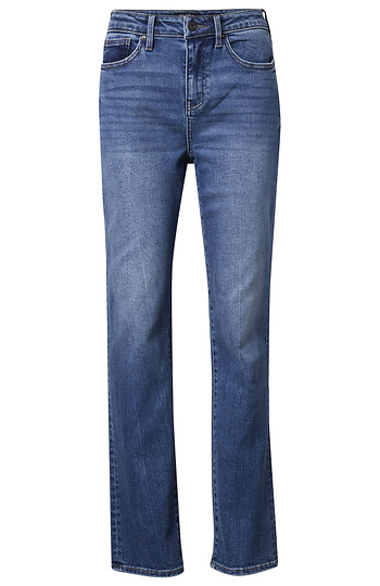 High Rise Straight Leg Jean Slide 1