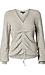 Ribbed Front Ruched Sweater Thumb 1