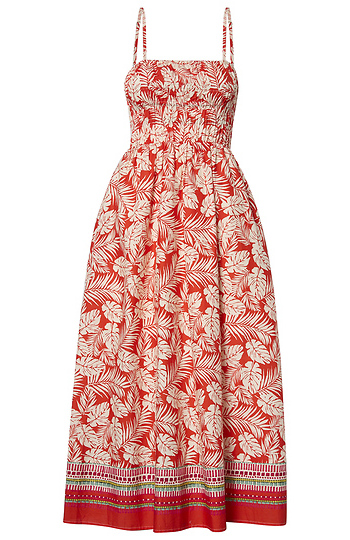 Printed Midi Dress Slide 1
