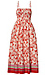 Printed Midi Dress Thumb 1