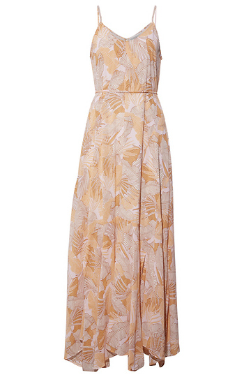 Tropical Print Maxi Dress Slide 1