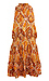 High Neck Printed Mini Dress Thumb 1