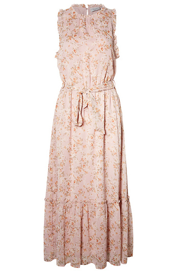 Floral Sleeveless Midi Dress Slide 1