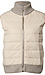 Puffer Vest with Knit Contrast Thumb 1