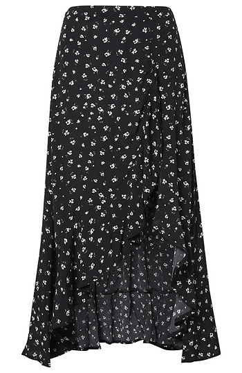Ruffle Midi Skirt Slide 1