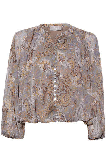 Paisley Long Sleeve Top Slide 1