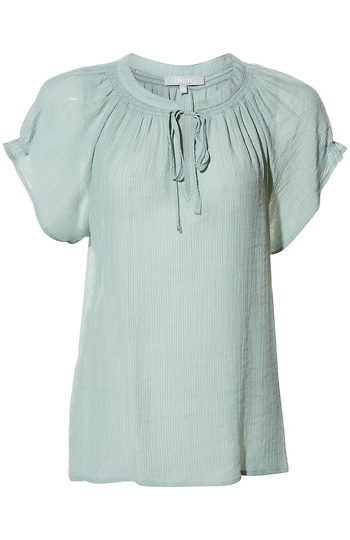 Tie Neck Blouse Slide 1