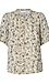 Button Front Printed Blouse Thumb 1
