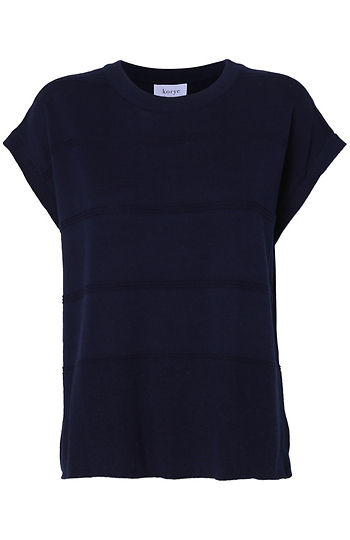Textured Striped Top Slide 1