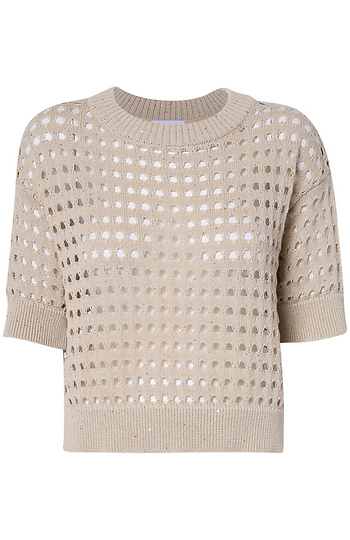 Open Knit Top Slide 1