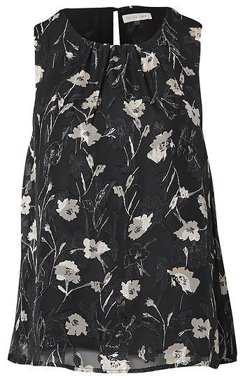 Sleeveless Floral Top Slide 1