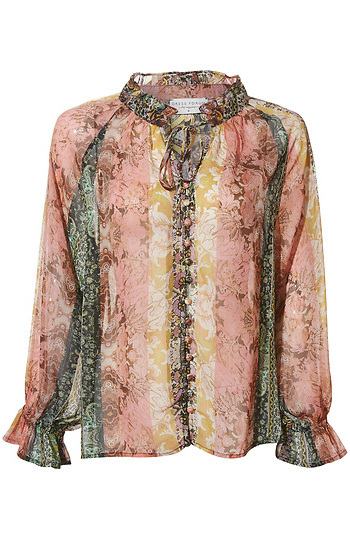 Printed Multicolor Blouse Slide 1