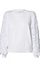 Floral Contrast Sleeve Sweater Thumb 1