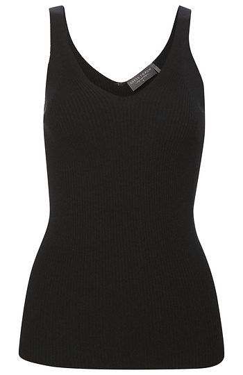 V Neck Knit Tank Slide 1