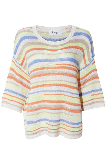 Multicolor Stripe Top Slide 1