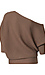 Slightly One Shoulder Off Sweater Thumb 2