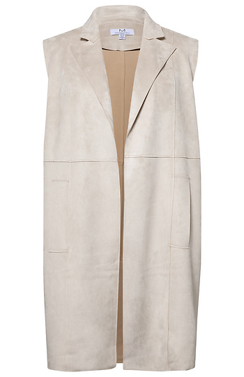 Faux Suede Vest Slide 1