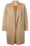 Faux Suede Coat