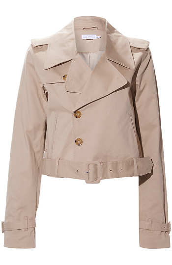 Good American Cropped Trench Slide 1