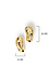 Hammered Oval Shape Earrings Thumb 2