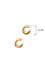 Thick C Shaped Hoop Earrings Thumb 2