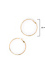Geo Etched Hinge Back Hoop Earrings Thumb 2