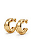 Chunky Double-Layered Hoops Thumb 1
