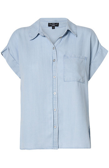 Velvet Heart Front Button Shirt Slide 1