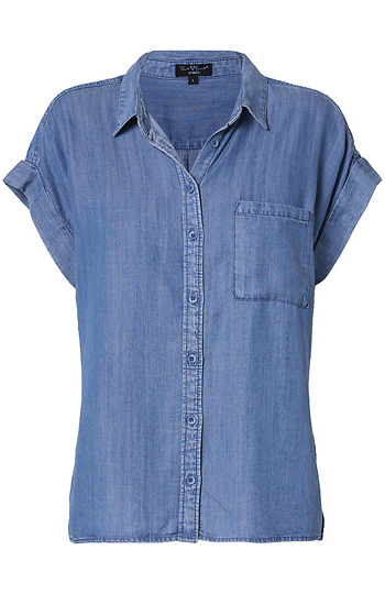 Velvet Heart Front Button Shirt Slide 1