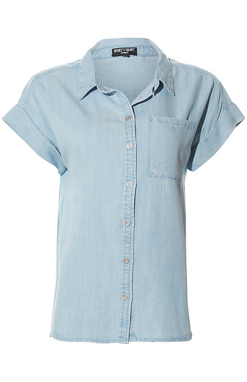 Velvet Heart Front Button Shirt Slide 1
