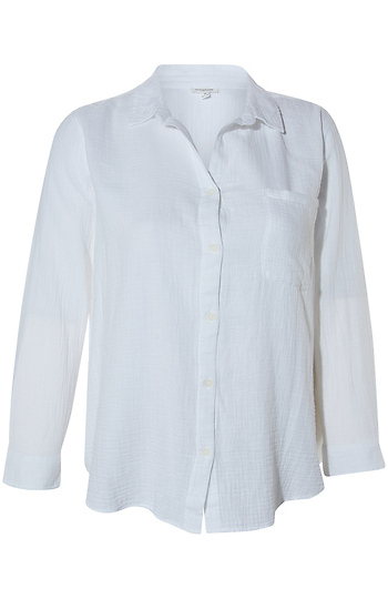 Beach Lunch Lounge Single Pocket Button Up Slide 1