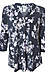 Split Neck Floral Top Thumb 1