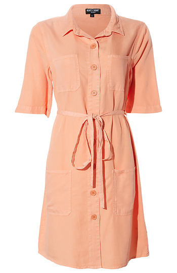 Velvet Heart Button Up Shirt Dress Slide 1