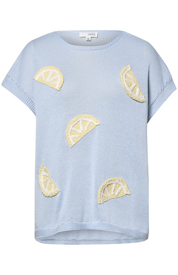 Lemon Knit Top Slide 1