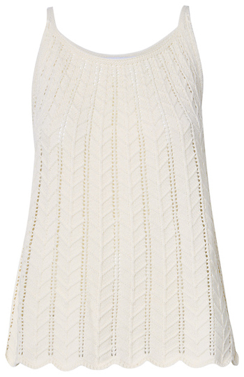 Scalloped Knit Top Slide 1