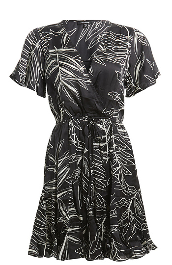Surplice Mini Dress Slide 1