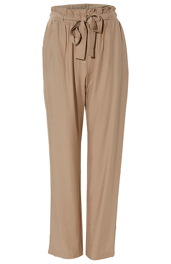 High Rise Tie Belt Pants Slide 1