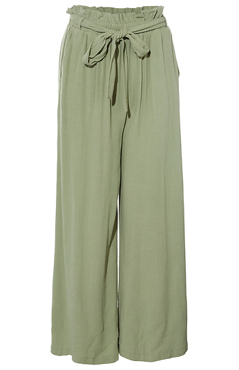 Paper Bag Tie Wide Leg Pants Slide 1