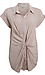 Front Twist Button Front Shirt Thumb 1