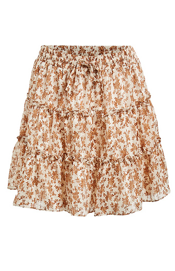 Floral Tiered Skirt Slide 1