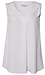 Front Pleat V-Neck Top Thumb 1