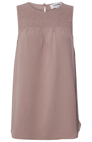 Smocked Sleeveless Top Slide 1
