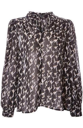 Geo Print Blouse Slide 1