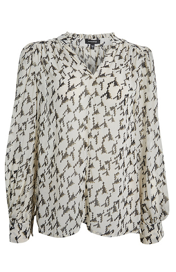 Geo Print Blouse Slide 1